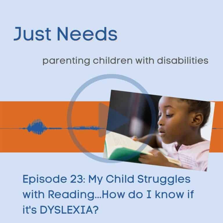 Click to play Just Needs Podcast: Parenting children with disabilities episode 23 on Buzzsprout.