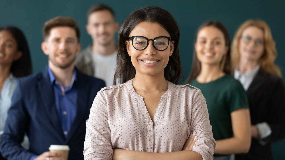 Teachers smiling